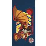 Bakugan fürdőlepedő, strand törölköző 70x140cm (Fast Dry) 1