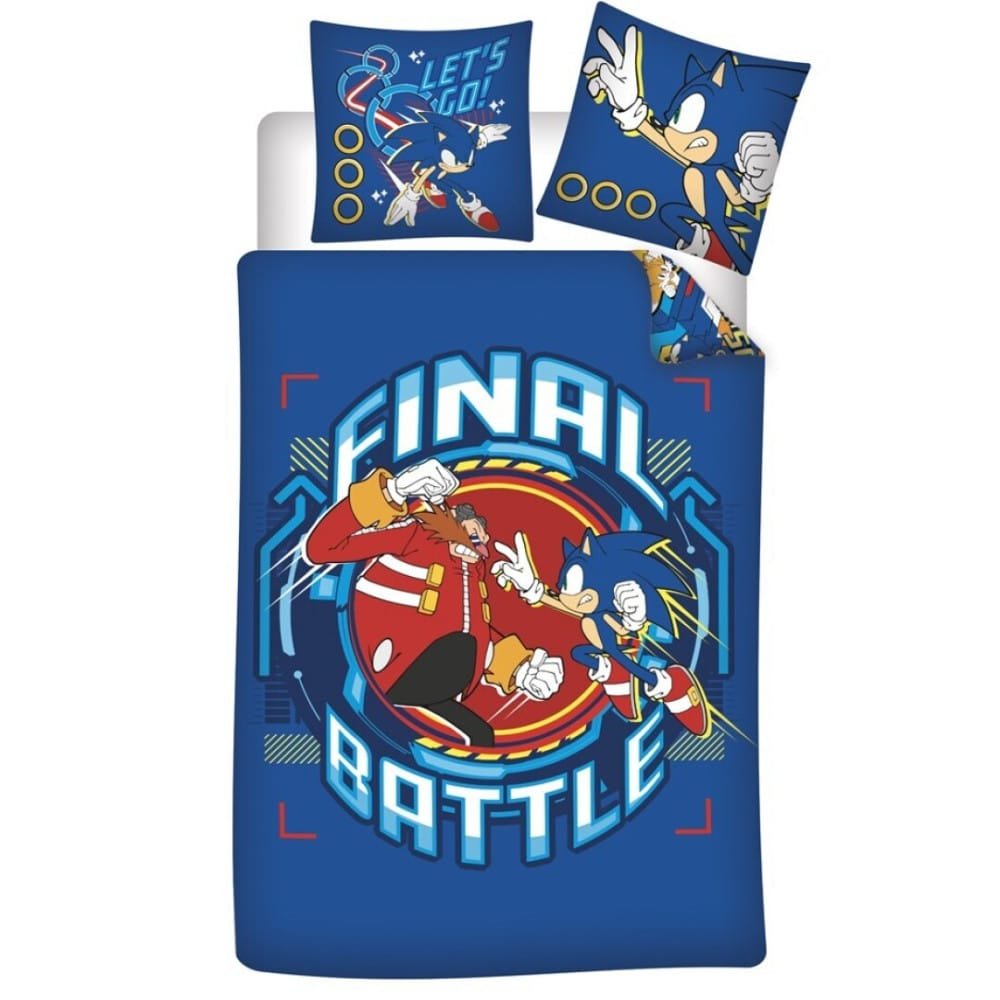 AYM071078.jpg Sonic, a sündisznó Final Battle ágyneműhuzat 140×200cm, 65×65cm 1