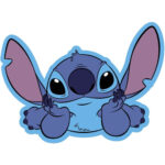 Disney Lilo és Stitch, A csillagkutya Chillin formapárna, díszpárna 33x22 cm 1