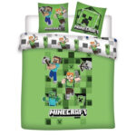 Minecraft dupla, kétszemélyes ágyneműhuzat 240×220cm, 65x65 cm 1