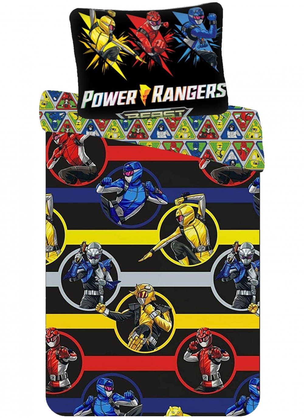 BRM009974.jpg Power Rangers Beast gyerek ágyneműhuzat 100×140cm, 40×45cm 1