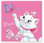 Disney Marie cica Butterfly kéztörlő, arctörlő, törölköző 30x30cm 1