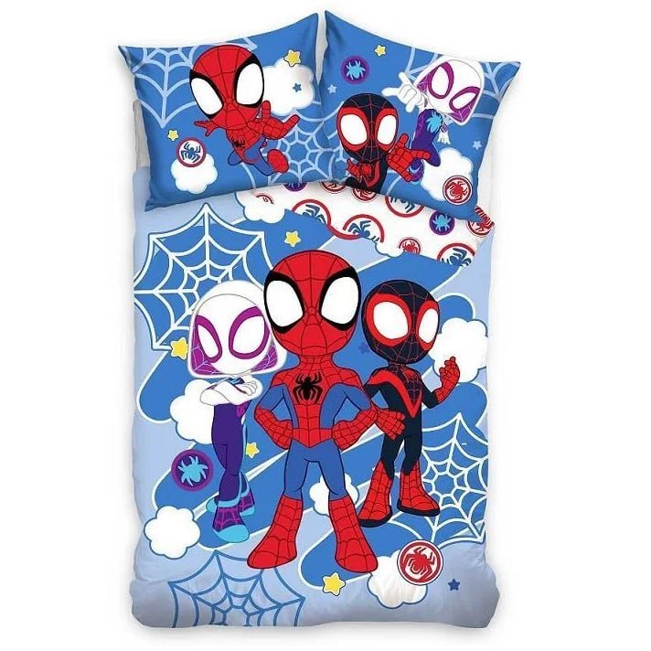 BRM018488.jpg Pókember Spidey Light gyerek ágyneműhuzat 100×135cm, 40×60cm 1