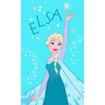 Disney Jégvarázs Elsa kéztörlő, arctörlő, törölköző 30x50 cm 1