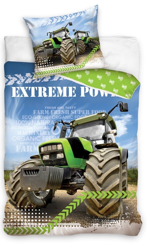 CBX195028NL.jpg Traktor Extreme Power ágyneműhuzat 140×200cm, 70×90cm 1