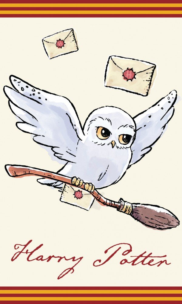 CBX213003HP.jpg Harry Potter Hedwig kéztörlő arctörlő, törölköző 30x50cm 1