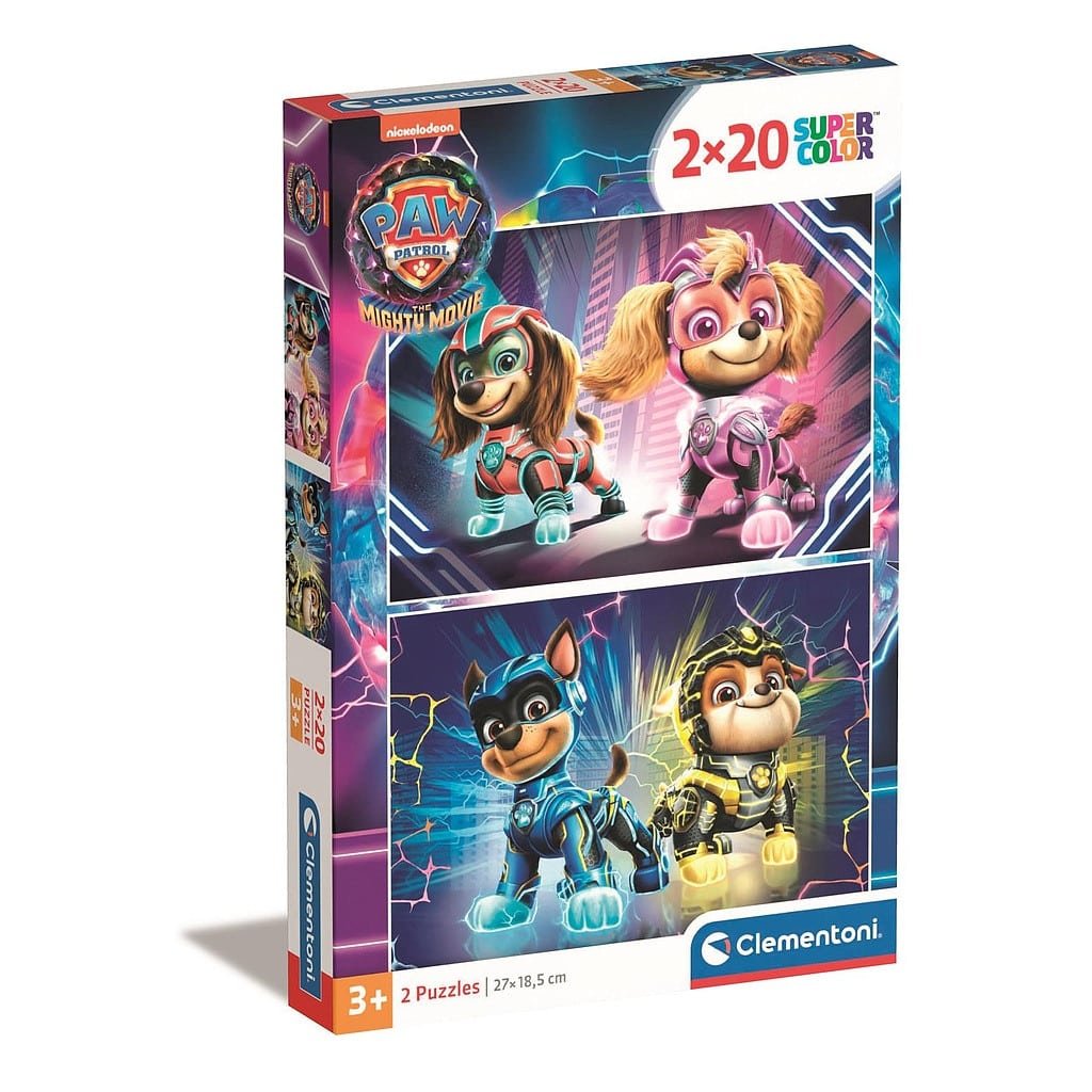 CMC24805.jpg Mancs Őrjárat Knights 2x20 db-os puzzle Clementoni 1