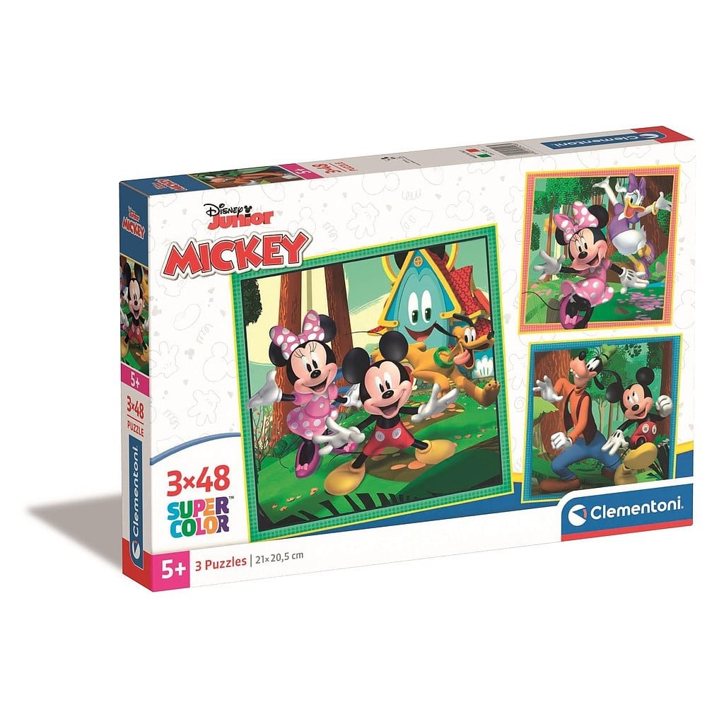 CMC25298.jpg Disney Mickey Clubhouse 3x48 db-os puzzle Clementoni 1