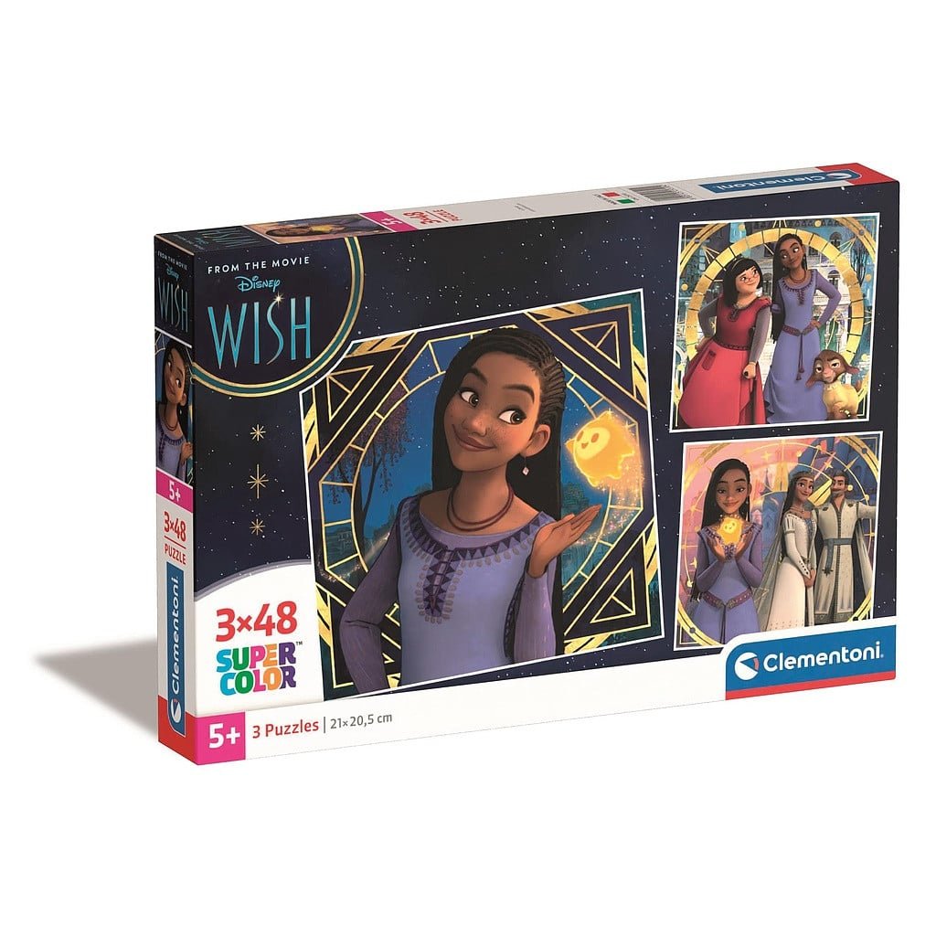 CMC25310.jpg Disney Kívánság Mystic 3x48 db-os puzzle Clementoni 1