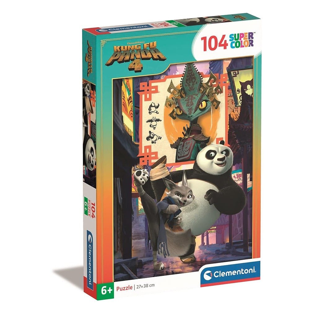 CMC25781.jpg Kung Fu Panda Chameleon 104 db-os puzzle Clementoni 1