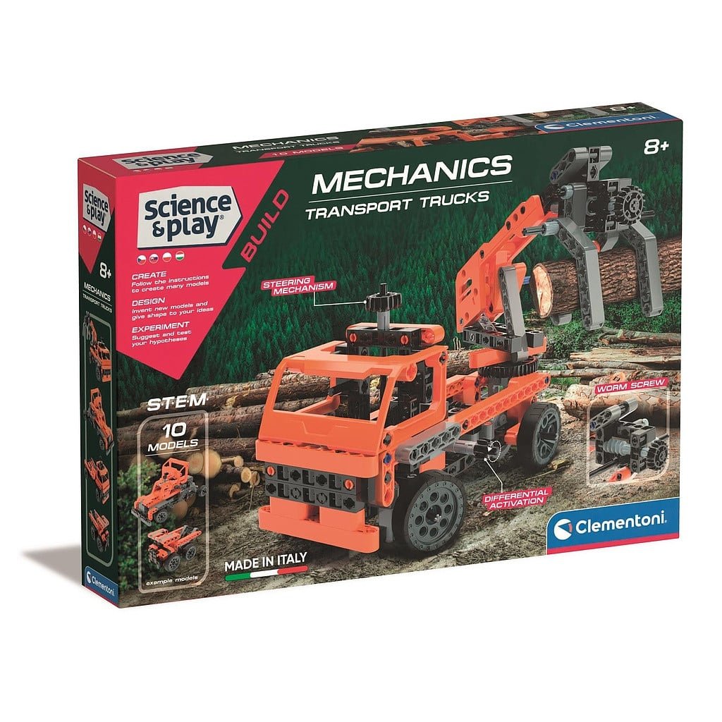 CMC50816.jpg Teherautó Mechanics 10 az 1-ben építőjáték Clementoni 1
