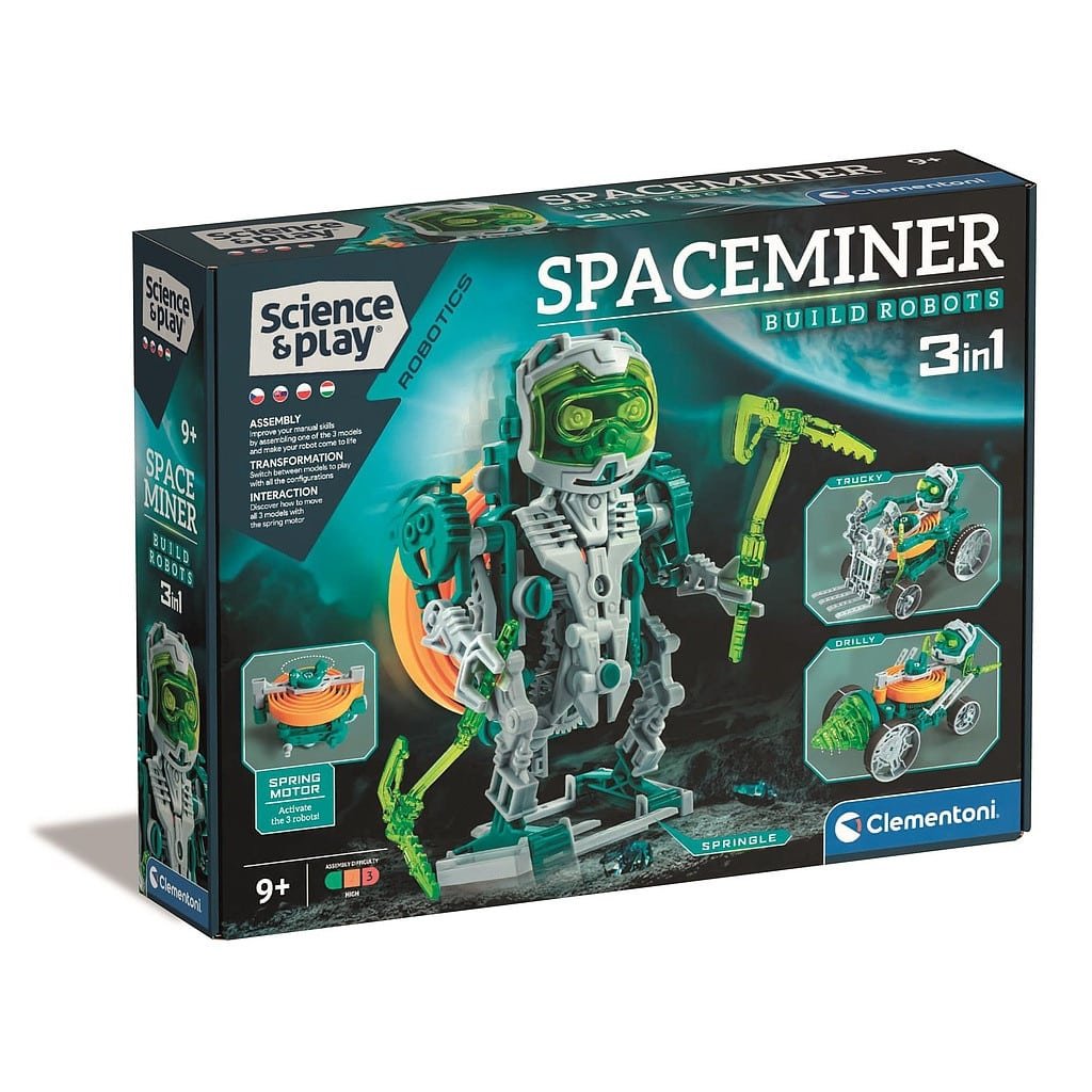 CMC50899.jpg Robot Spaceminer 3 az 1-ben építőjáték Clementoni 1