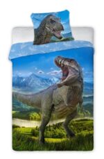 Dinoszaurusz T-Rex ágyneműhuzat 140×200cm, 70×90cm 1