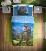 Dinoszaurusz T-Rex ágyneműhuzat 140×200cm, 70×90cm 2
