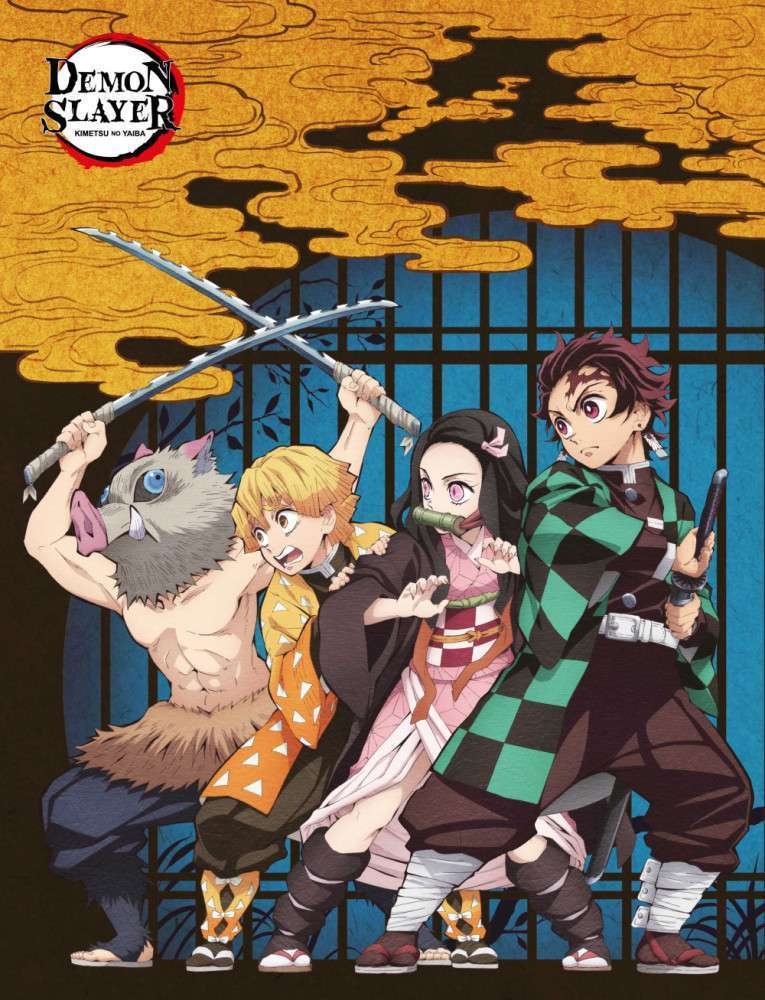 HAX605378.jpg Demon Slayer The Team polár takaró 130x170 cm 1