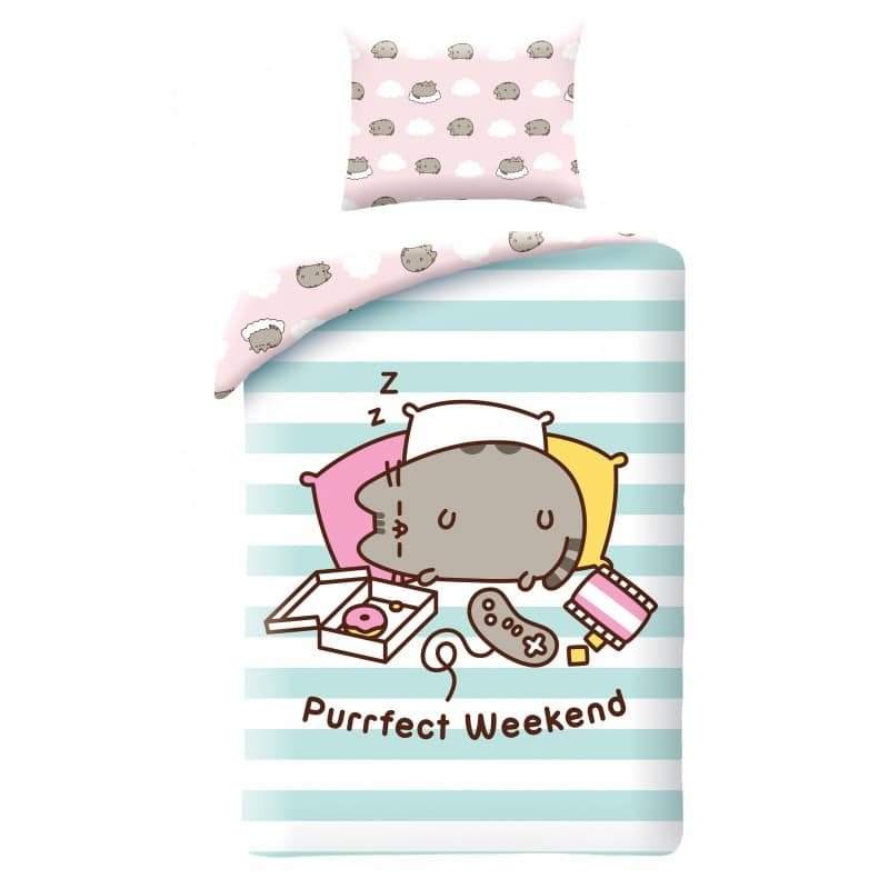 HAX606375.jpg Pusheen Weekend ágyneműhuzat 140×200cm, 70×90cm 1