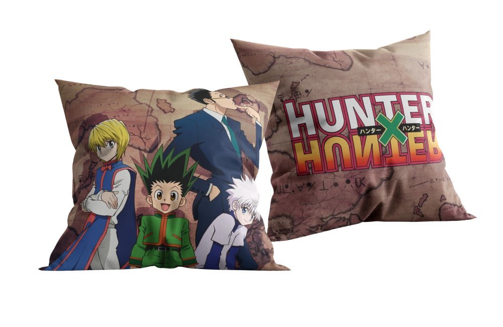 HAX609123.jpg Hunter X Hunter Association párna, díszpárna 40x40 cm 1