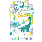 Dinoszaurusz Cute & Wild gyerek ágyneműhuzat 100×135cm, 40×60cm 1