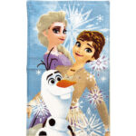 Disney Jégvarázs Olaf and the Sisters kéztörlő, arctörlő, törölköző 30x50cm 1