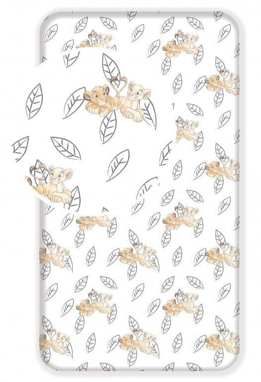 JFK961483.jpg Disney Az Oroszlánkirály Best Friends gumis lepedő 90x200 cm 1