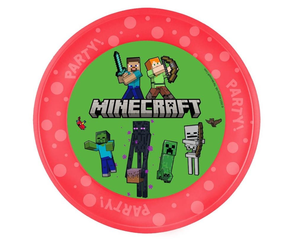 PNN95820.jpg Minecraft micro prémium műanyag lapostányér 21 cm 1