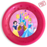 Disney Hercegnők Live Your Story micro prémium műanyag lapostányér 4 db-os szett 21 cm 1