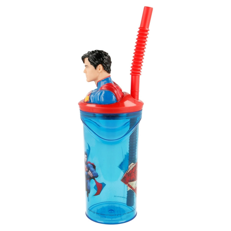 STF93058_altpic_2.jpg Superman 3D Figurine szívószálas pohár 360 ml 3